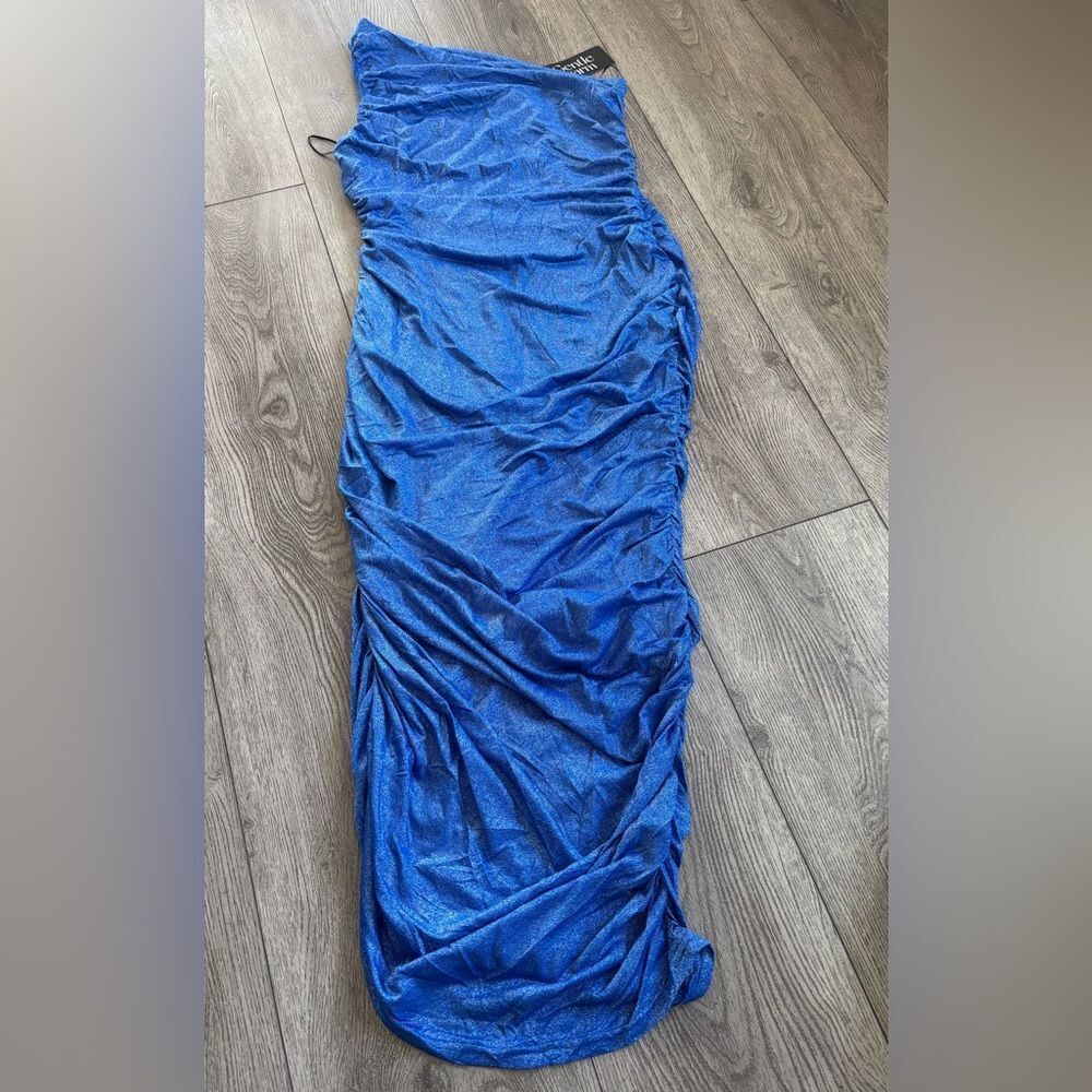 Gentle warm Elegant Blue Evening Dress